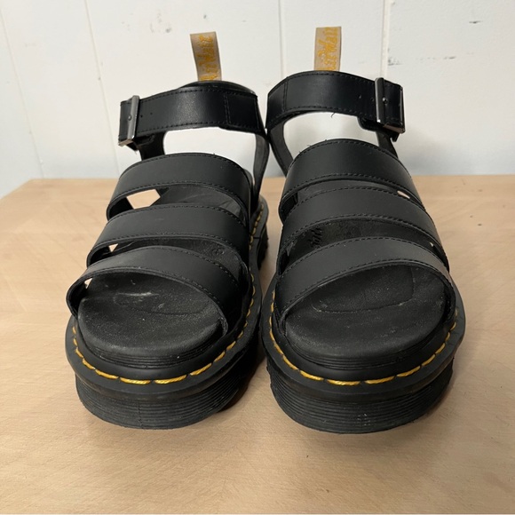 Dr. Martens Black Vegan Blaire Women's Felix Gladiator Sandals Women's 7 - Picture 2 of 11